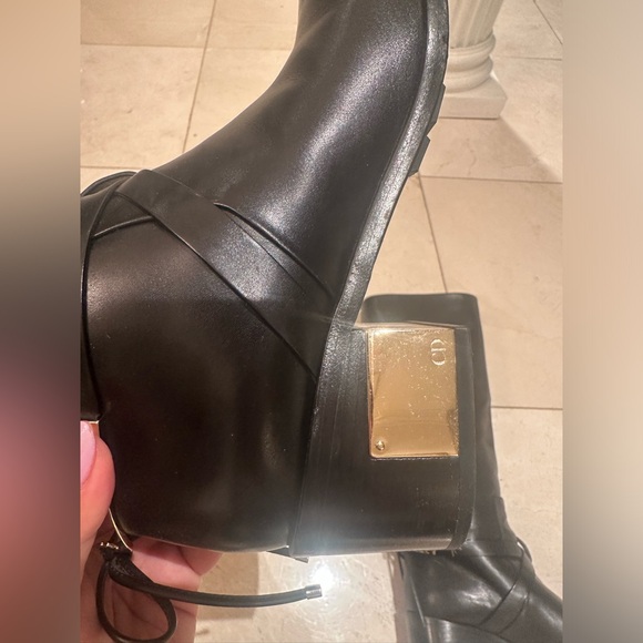 DIOR riding boots leather gold logo - Picture 5 of 11